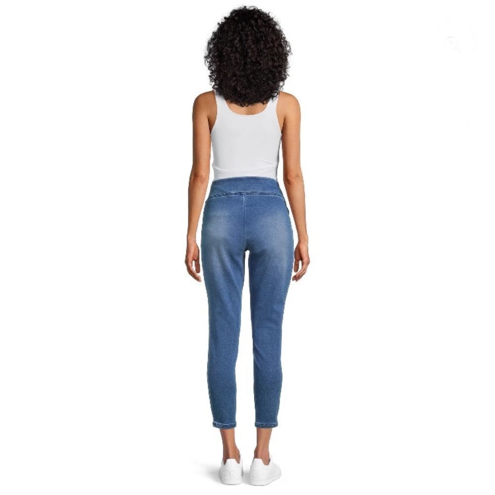 Women's Maternity Blue Denim Stretch Jeggings Pants  Jeans Size M - Picture 6 of 8